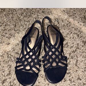 Women's Navy Sandals